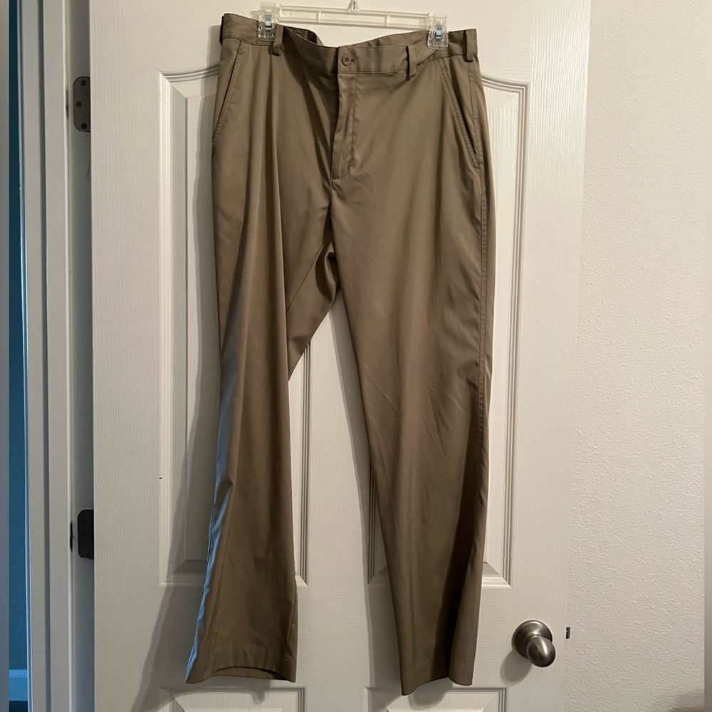 Nike Golf Mens Pants Slacks Khaki Tan 36x32
